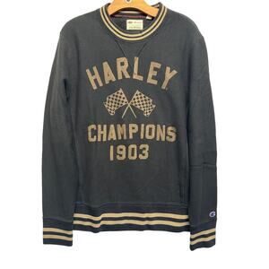 Harley-Davidson x Champion by Todd Snyder Racing Flag Sweatshirt  Men M Rare